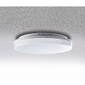 HEITRONIC Applique et plafonnier PRONTO grand, rond IP54, blanche 