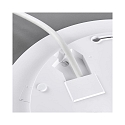 HEITRONIC Applique et plafonnier PRONTO grand, rond IP54, blanche 