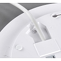 HEITRONIC Applique et plafonnier PRONTO grand, rond IP54, blanche 