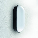 HEITRONIC Applique et plafonnier TOLEDO IP65, noir  