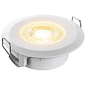 LED Recessed spot DL7202, �82mm, 38�, 5W, 3000K, 380lm, IP44, white