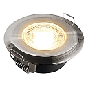 HEITRONIC Spot DL7202 rigide IP44, nickel gradable