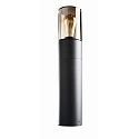 Luminaire d'all�es SANTORIN cylindrique, court E27 IP54, anthrazit gradable
