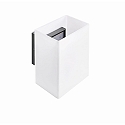 Luminaire mural d�ext�rieur BALI angulaire, r�sistant aux chocs IP54, argent 
