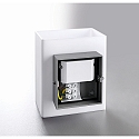 HEITRONIC Luminaire mural d�ext�rieur BALI angulaire, r�sistant aux chocs IP54, argent 
