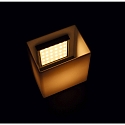HEITRONIC Luminaire mural d�ext�rieur BALI angulaire, r�sistant aux chocs IP54, argent 