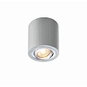 Surface mounted spot ADL9001, round, GU10, IP20, 25° swiveling, brushed aluminum
