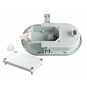 HEITRONIC Applique et plafonnier BODRUM IP54, gris 