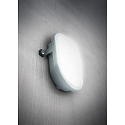 HEITRONIC Applique et plafonnier BODRUM IP54, gris 