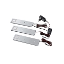 Eclairage sous meuble IMOLA lot de 3 IP20, argent  6,3W 360lm 3000K CRI 80 18.9cm