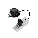 HEITRONIC LED Recessed spot DL8002 round swivelling 38� white 8,5W 720lm IP65 2700K + 4000K dimmable