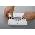 HEITRONIC Lumi�re de surface SELESTO r�glable IP20, blanche gradable