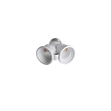 HEITRONIC Adaptateur DUO 2 voies, blanche