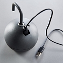 HEITRONIC Lampe de table � accu PHERA avec batterie, avec variateur tactile IP54, anthrazit gradable