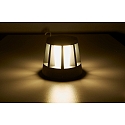 HEITRONIC path light GOMERA round IP65, anthracite, opal 