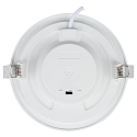 HEITRONIC Plafonnier encastré LE MANS rond IP44, blanche gradable