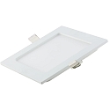 HEITRONIC Plafonnier encastré LE MANS carré IP44, blanche gradable