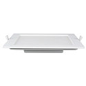 HEITRONIC Plafonnier encastré LE MANS carré IP44, blanche gradable