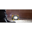 HEITRONIC Projecteur � accu NEWPORT 2.0 r�glable, universal, avec fonction powerbank IP54, jaune, noir gradable