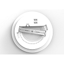 HEITRONIC Luminaire apparent / encastré ALLROUNDER standard, on/off IP20, blanche 