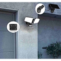 HEITRONIC solar spot DUPLEX double, with sensor, CCT Switch, adjustable IP54, black 