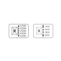 HEITRONIC Luminaire de plafond ALLROUNDER IP54, blanche 