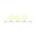 HEITRONIC Luminaire de plafond ALLROUNDER IP54, blanche 