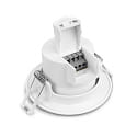 HEITRONIC recessed luminaire DL7003 round, CCT Switch IP44, white dimmable 5,5W 540/600/580lm 3000/4000/6500K 38� CRI >80