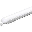 damp-proof luminaire SNAKE 120CM impact resistant, switchable IP65, white matt 
