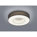 Luminaire de plafond LOMO IP20, anthrazit, blanc mat gradable