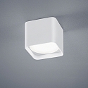 Luminaire de plafond DORA angulaire IP20, satin�, blanc mat 