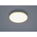 Luminaire de plafond RACK rond IP20, satin�, feuille d'or gradable