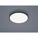 Luminaire de plafond RACK rond IP20, satin�, noir mat gradable