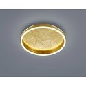 Luminaire de plafond SONA rond IP20, satin�, feuille d'or gradable