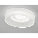 Plafonnier encastr� IVA IP44, satin�, blanche gradable