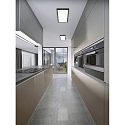 Helestra Luminaire de plafond RACK IP20, satin�, feuille d'or gradable