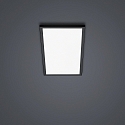 Helestra Luminaire de plafond RACK IP20, satin�, noir mat gradable
