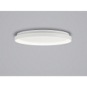 Helestra Luminaire de plafond MORI CCT Switch, avec diffuseur IP20, blanc mat gradable