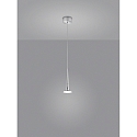 Luminaire � suspension FLUTE IP20, chrome, satin� gradable
