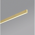 Helestra Luminaire � suspension LOOPY direct, avec diffuseur IP20, or mat gradable