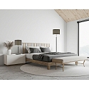 Helestra floor lamp OPPO with shade, with pull switch chain E27 IP20, black matt, black chrome 