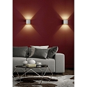 Helestra Luminaire mural SIRI G9 IP20, blanc mat