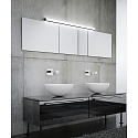 Helestra LED Wall luminaire LADO 60 LED Mirror lamp IP 44 black matt