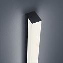 Helestra LED Wall luminaire LADO 90 LED Mirror lamp IP 44 black matt