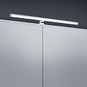 Helestra Luminaire de miroir GAIA 79 IP44, chrome gradable