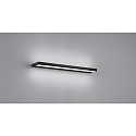 Luminaire de miroir SLATE 60 IP44, satin�, noir mat 