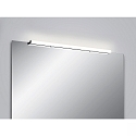 Luminaire de miroir LADO-S 90 m�dium, commutable, �troit, avec diffuseur IP44, chrome, blanche 