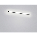 Helestra Luminaire de miroir LADO-S 90 m�dium, commutable, �troit, avec diffuseur IP44, noir mat, blanche 