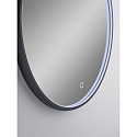 Helestra Miroir avec �clairage VIDO � 60CM Tunable White, direct IP44, noir 