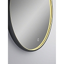 Helestra Miroir avec �clairage VIDO � 60CM Tunable White, direct IP44, noir 